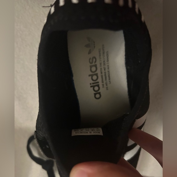 Adidas Black and White Running Shoe - Picture 5 of 8